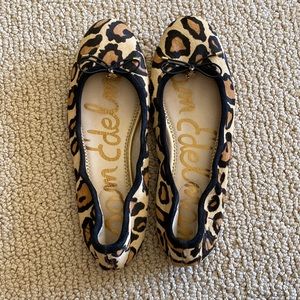 Sam Edelman leopard flats